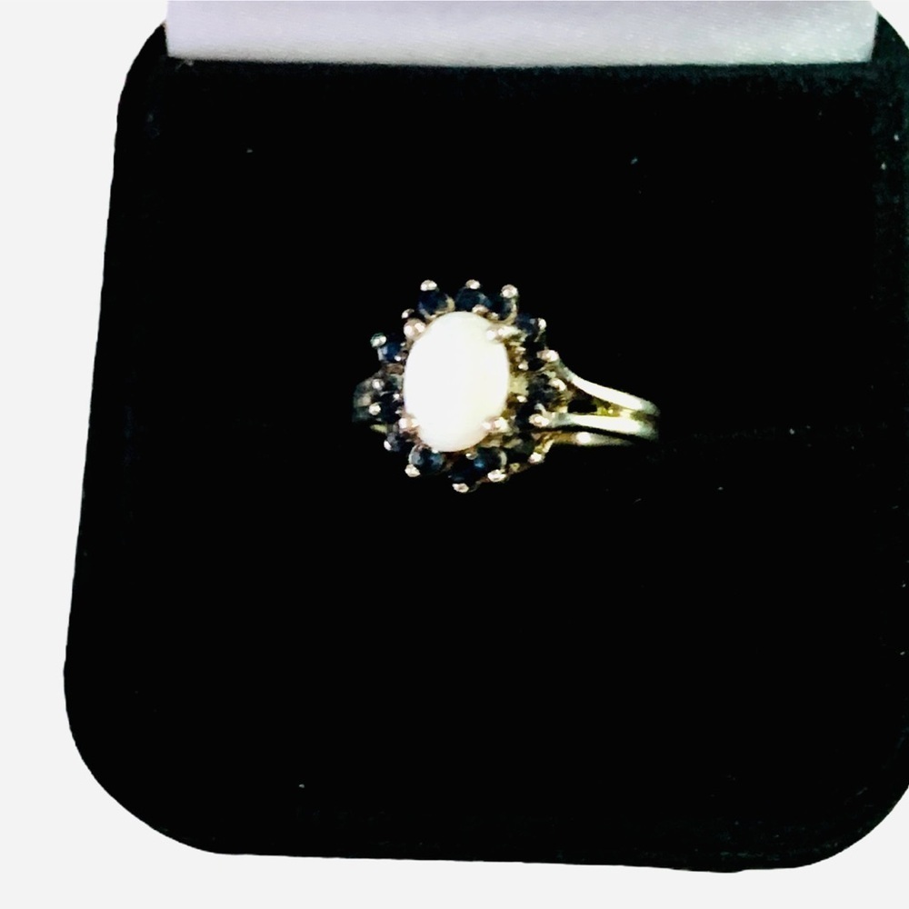 Opal Sapphire Ring 6 - image 7